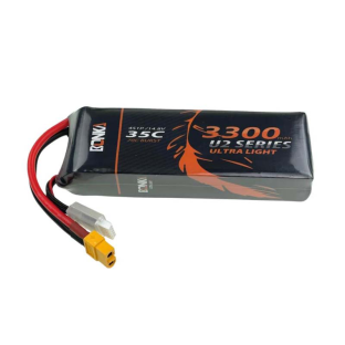 BONKA 3300mAh 35C 4S LiPo Battery for RC Helicopter